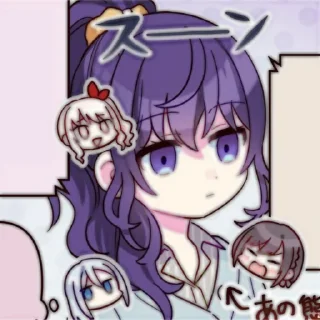 Sticker from 𓆩 @FatuiKnave ÇÇÇ @Azphycia ÇÇÇ  Asahina mafuyu 𓆪