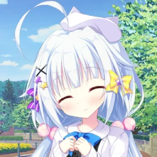😌 emoji 鲲galgame表情包[5]@kungalgame Telegram sticker 7 of 80
