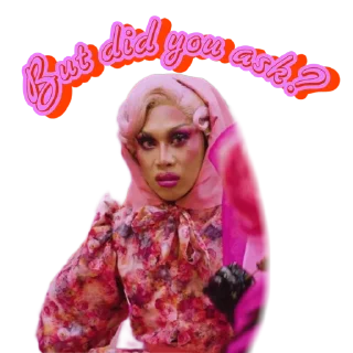 🤔 emoji Drag Race PH Telegram sticker 13 of 71