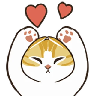 🥰 emoji 會動！喵喵表情貼 @moe_sticker_bot Telegram sticker 5 of 40