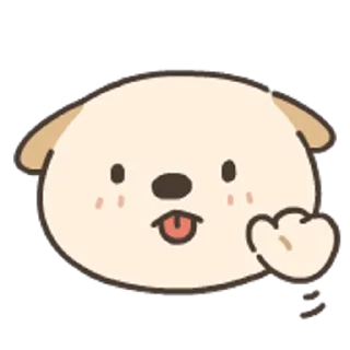👋 emoji 嗚比的朋友-實用動態表情貼 Telegram sticker 17 of 40