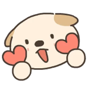 🥰 emoji 嗚比的朋友-實用動態表情貼 Telegram sticker 18 of 40