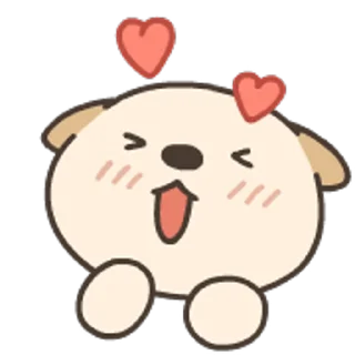😍 emoji 嗚比的朋友-實用動態表情貼 Telegram sticker 14 of 40