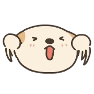 😝 emoji 嗚比的朋友-實用動態表情貼 Telegram sticker 1 of 40