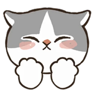 😳 emoji 會動！喵喵表情貼 @moe_sticker_bot Telegram sticker 11 of 40