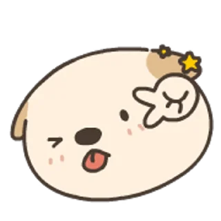 ✌️ emoji 嗚比的朋友-實用動態表情貼 Telegram sticker 8 of 40