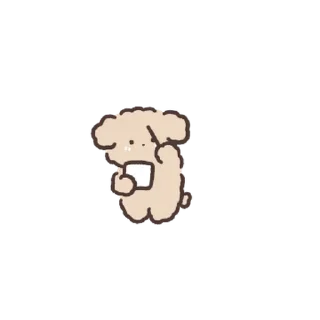 💬 emoji 미니뽀짝 아기푸들 2 By @KakaoEmoticon Telegram sticker 19 of 24