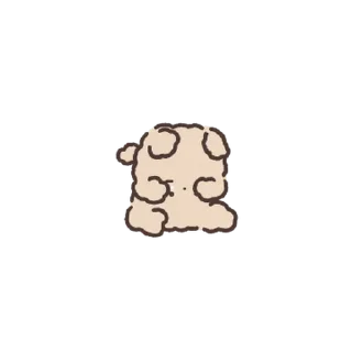 💬 emoji 미니뽀짝 아기푸들 2 By @KakaoEmoticon Telegram sticker 1 of 24