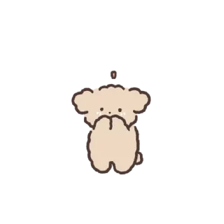 💬 emoji 미니뽀짝 아기푸들 2 By @KakaoEmoticon Telegram sticker 15 of 24