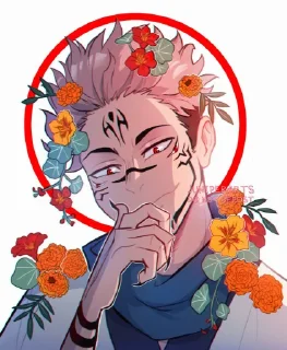 👽 emoji Sukuna Telegram sticker 10 of 22