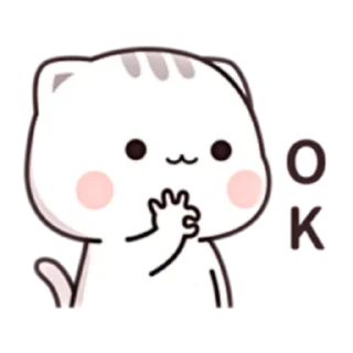 👌 emoji 貓小醬 Cutie chan four [ENG] (FULL) @WSZB_Stickers Telegram sticker 17 of 24