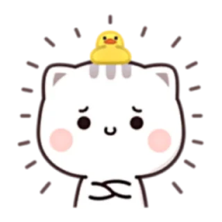 😪 emoji 貓小醬 Cutie chan four [ENG] (FULL) @WSZB_Stickers Telegram sticker 4 of 24