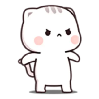 😤 emoji 貓小醬 Cutie chan four [ENG] (FULL) @WSZB_Stickers Telegram sticker 5 of 24