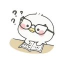 ❓ emoji 小鸭皮卡-@gymmystick Telegram sticker 16 of 28