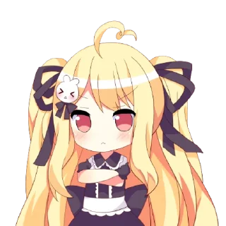 😒 emoji 逆流茶会～NLCH sticker Telegram sticker 14 of 18