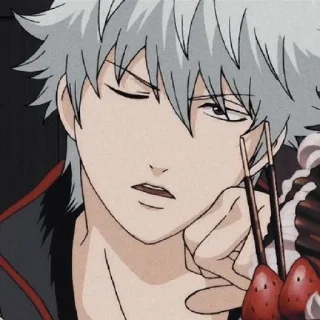 Sticker from Sakata Gintoki ♡ @xvieravelyn