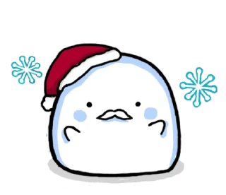 ☃️ emoji ❲ ⎙ @crmll06 ❳ just a snowball Telegram sticker 7 of 40