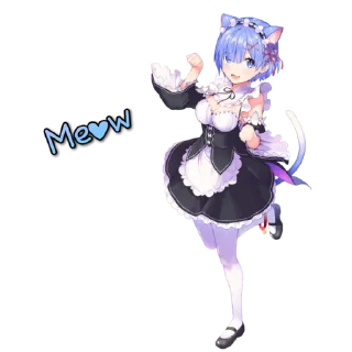 😸 emoji Rem ~ @weebs_4ever Telegram sticker 7 of 45