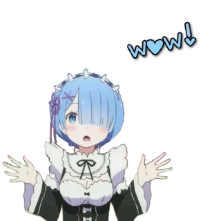 Sticker from Rem ~ @weebs_4ever