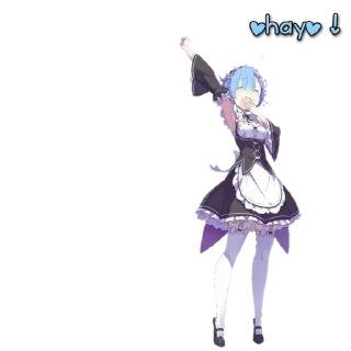 😪 emoji Rem ~ @weebs_4ever Telegram sticker 23 of 45
