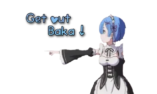Sticker from Rem ~ @weebs_4ever