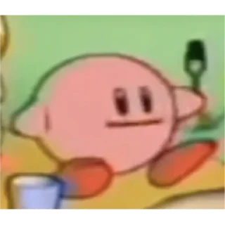 Sticker from kirby!