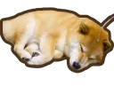 😪 emoji 柴犬專用 Telegram sticker 20 of 32
