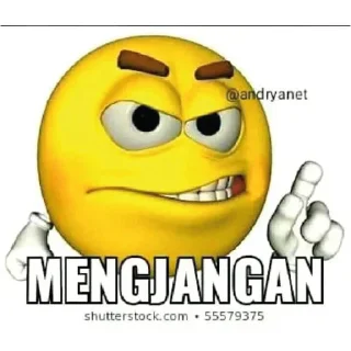👎 emoji meng Telegram sticker 6 of 66