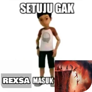 Sticker from game haram