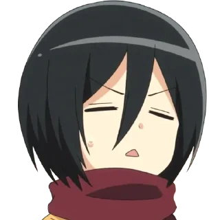 🤨 emoji AOT Junior High - @Otakuzdream Telegram sticker 1 of 54