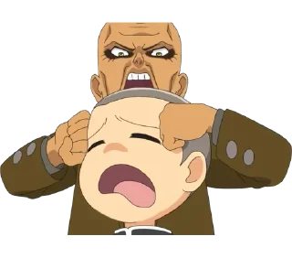 😫 emoji AOT Junior High - @Otakuzdream Telegram sticker 9 of 54