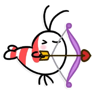 😘 emoji Shy Shrimp Telegram sticker 12 of 74