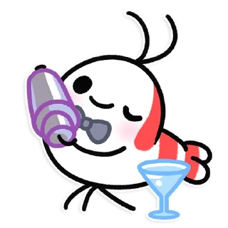 🦐 emoji Shy Shrimp Telegram sticker 24 of 74