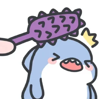 🐳 emoji 可爱小鲨鱼 👉  @tiezhia Telegram sticker 17 of 59