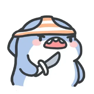 🐳 emoji 可爱小鲨鱼 👉  @tiezhia Telegram sticker 2 of 59
