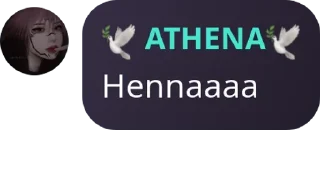 💀 emoji Athena saying Telegram sticker 12 of 26