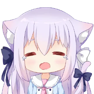 😭 emoji 绫月乃萝Vol.1(@rengeSticker) Telegram sticker 9 of 119