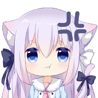 😡 emoji 绫月乃萝Vol.1(@rengeSticker) Telegram sticker 6 of 119