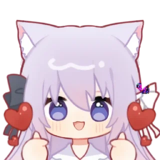 😘 emoji 绫月乃萝Vol.1(@rengeSticker) Telegram sticker 16 of 119
