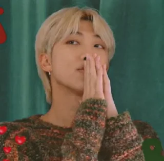 🙏 emoji Namjoon Telegram sticker 7 of 31