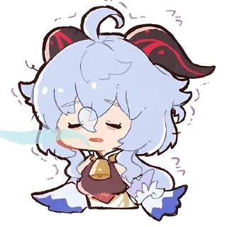 💠 emoji ★彡[ɪ ᴀᴍ ɢᴀɴʏᴜ]彡★. @Anime_Sticker_noob Telegram sticker 23 of 55