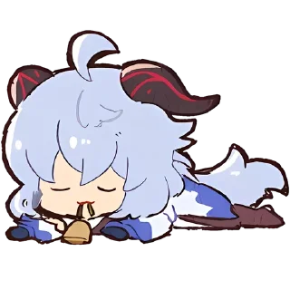 💠 emoji ★彡[ɪ ᴀᴍ ɢᴀɴʏᴜ]彡★. @Anime_Sticker_noob Telegram sticker 20 of 55