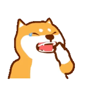 💬 emoji 阿柴們的狗哩狗氣日常_kal Telegram sticker 15 of 24