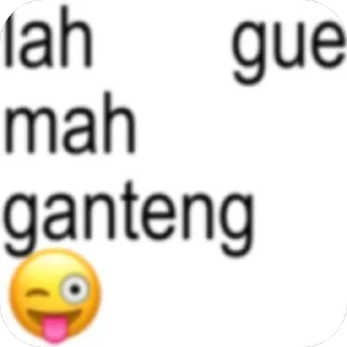 🫥 emoji Gua ganteng Telegram sticker 22 of 47