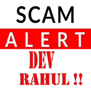 🧨 emoji SCAM ALERT Telegram sticker 8 of 11