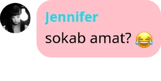 Sticker from J