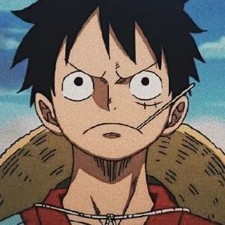 Sticker from Luffy