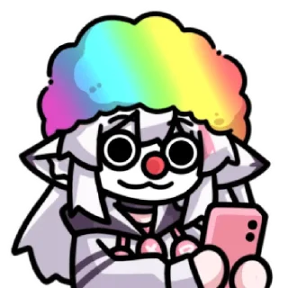 🤡 emoji 樱岛泽 @zhaxia_cn Telegram sticker 8 of 32