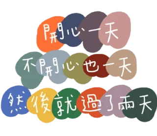 😊 emoji April_負面人生 Telegram sticker 6 of 40