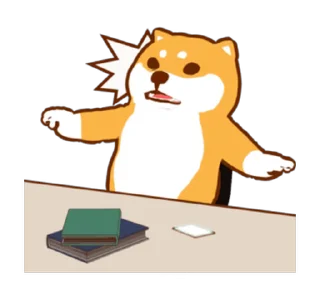 🐶 emoji Doggy Daily Lives of Shiba Inus 3 @moe_sticker_bot Telegram sticker 19 of 24